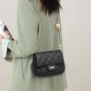 New Autumn and Winter Small Fragrance Style Crossbody Bag Diamond Chain Bag Fashionable and Versatile Shoulder Bag Commuting Small Square Bag