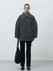 GENERALIDEA Wool Boucle Half Coat [Charcoal] / Wbe4L10527