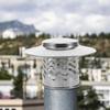 Нержавеющая сталь Дождезащитный колпак на трубу Наружный колпак на крышу Конус Птицезащитная вентиляционная крышка Колпак на дымоход Снаружи