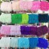8-10 Cm Ostrich Hair Cloth Trim Clothing Accessories Colorful Ostrich Feathers Cloth With Feathers