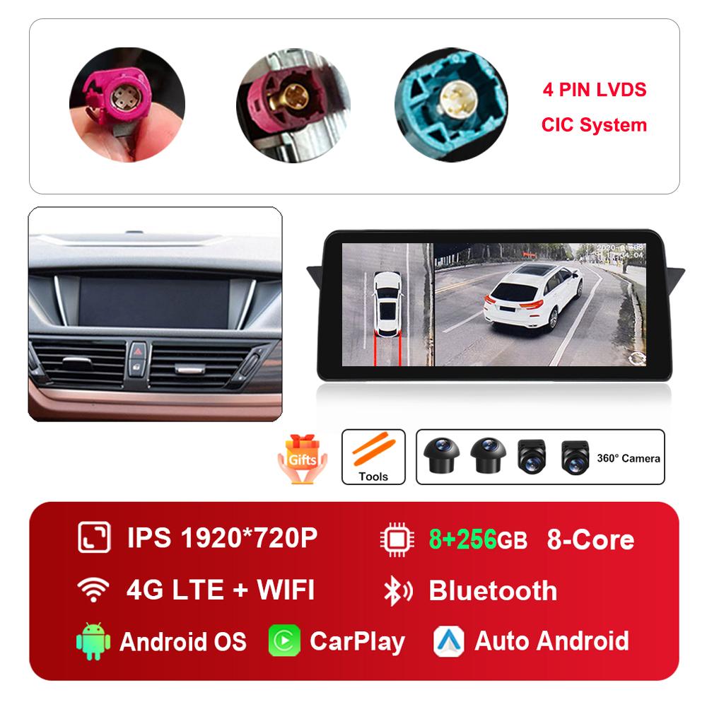 12.3 inch for BMW X1 E84 2009 -2015 CIC System DSP Stereo GPS HD Touch Screen Android Car Radio Multimedia Player GPS 4G WiFi