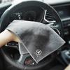 YHB3  Microfiber Car Wash Towel Drying Cloth Cleaning Brush Tool Set For Mercedes Benz C E S Class GLC GLE GLS W213 W205 W206 Sticker