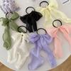 Girls Candy Lace Bow Hair Rope Lovely Colorful Hair Accessories Butterfly Hair Circle Hair Rope