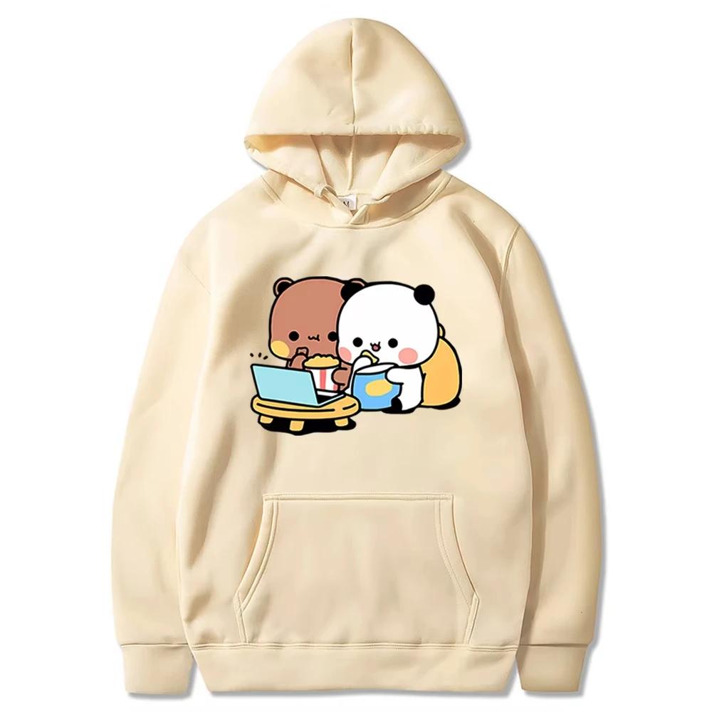 2025 Cartoon Panda Bear Bubu Dudu Hoodie Women Men Couple Printed Hooded Sweatshirt Fall Winter Long Sleeves Fleece Hooded Pullo