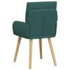 Dining Chairs 6 pcs Fabric Dark Green 60 x 56 x 96 cm