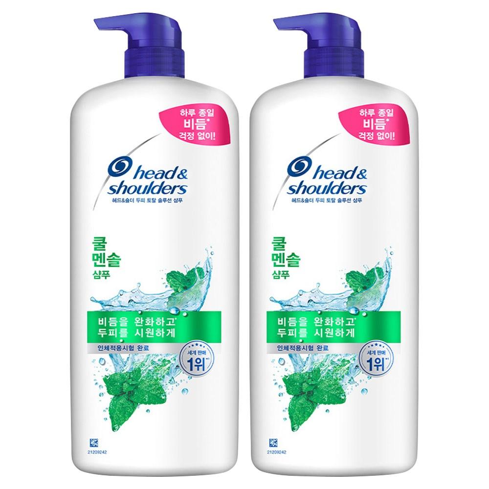 Шампунь Head & Shoulders Scalp Total Solution с охлаждающим ментолом 1,2 л 2 шт.