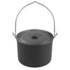 Portable Camping Hanging Pot 8L Cooking Pot Outdoor Cookware for Camping Hiking Fishing