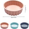 Силиконовая круглая форма для торта 8 дюймов Силиконовая форма для торта для выпечки Форма для торта Шарлотта Форма для выпечки торта с клубничным песочным пирогом DIY