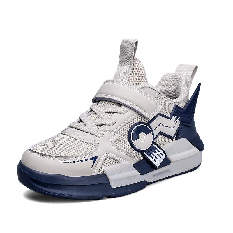 2023 поп-мальчики и девочки уличная спортивная обувь детская сетчатая дышащая обувь с героями мультфильмов (Покемон)