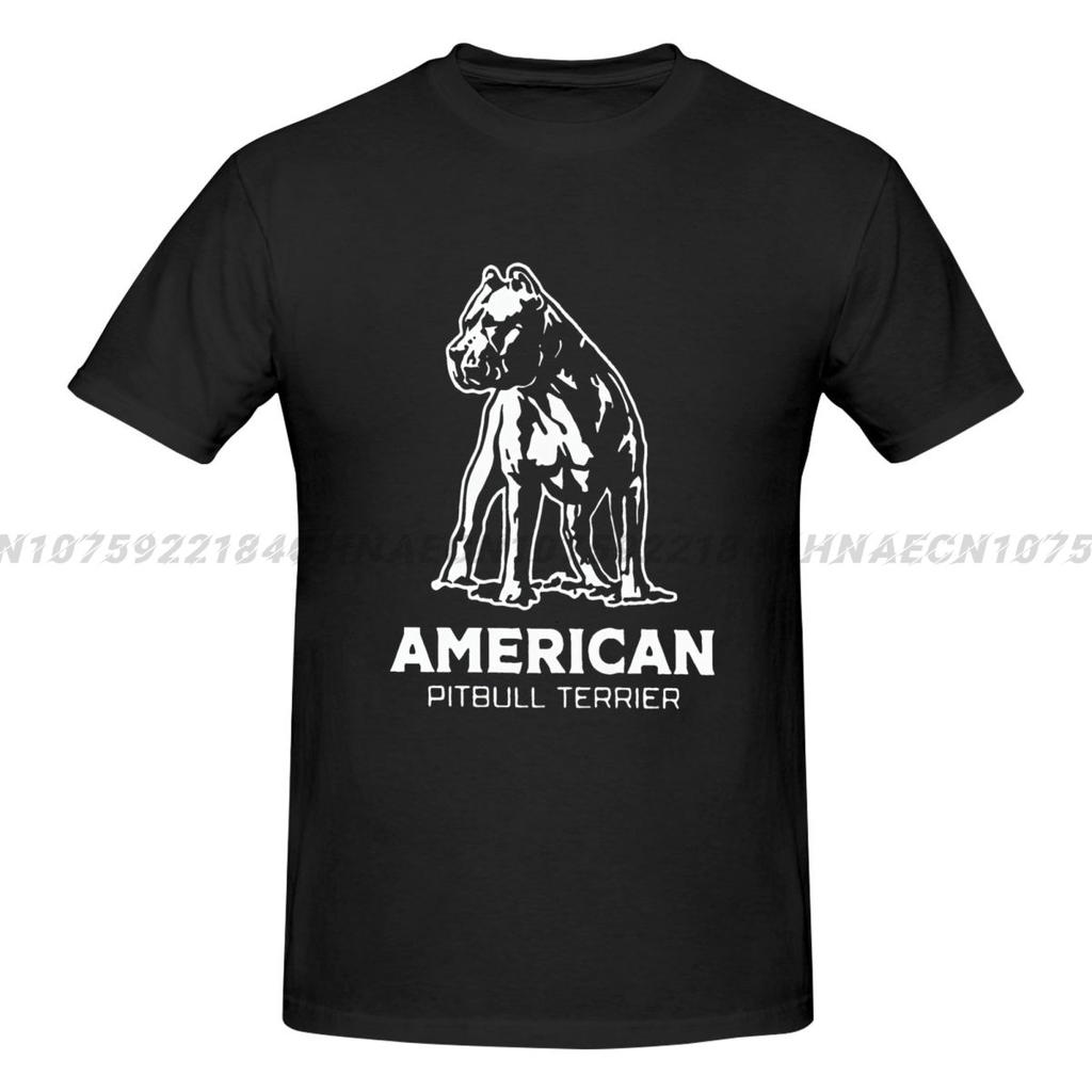 Herren T-Shirt mit American Pitbull Terrier Motiv Hunderasse Moonworks Cool Casual pride t shirt men Unisex Fashion tshirt free