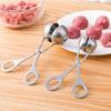 1pc, Meat Baller, Stainless Steel Meatball Maker, Meat Baller Tongs, Cake Pop, Ice Tongs, Cookie Dough Scoop, Kitchen Gadgets, Kitchen Stuff