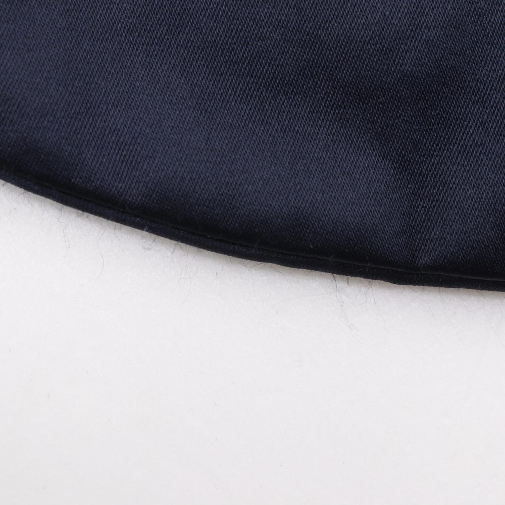 Chanel Жемчужный логотип Сумка через плечо A17840 кошелек черный Сатин Женский Б/У