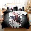 Darling In The Franxx Bedding Set Boys Bedroom Duvet Cover Set 3D Bed Sheet Single Twin Full Queen King Size Duvet Cover Bed Set