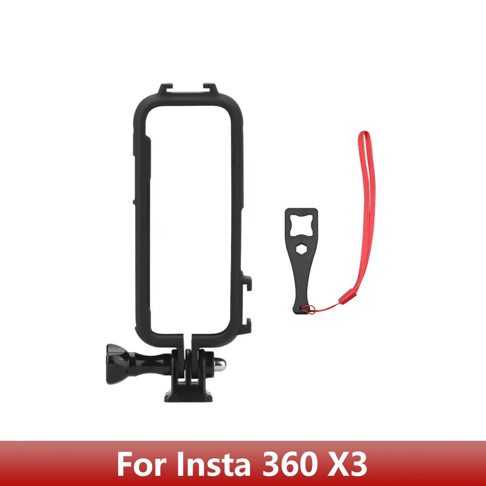 Защитная рамка, противоизносный чехол с адаптером, крепежный винт для экшн-камеры Insta360 X3 Insta 360 X4, аксессуары