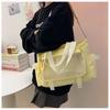 Japanese Style JK Shoulder Bag Large Capacity Lolita Handbag Lovely Canvas Tote Bag  Girls