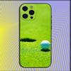 Ball Golf Course Phone Case For iPhone 16,15,14,13,12,11,Pro,X,XS,Max,XR,Plus,Mini Soft Black Cover