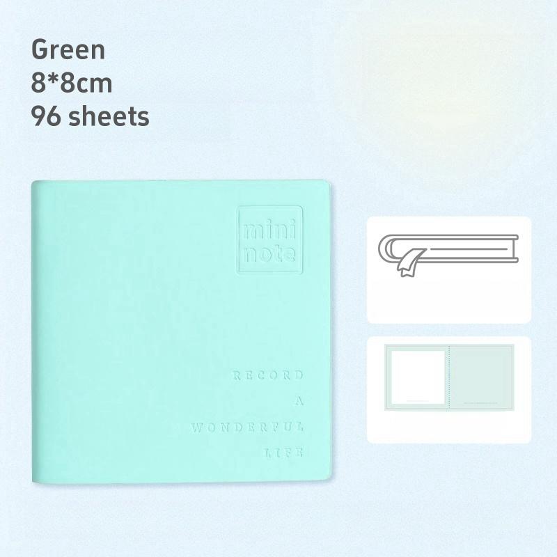 Кремовый цвет Мини-заметка Портативный Memo 96 Листов Чистые Внутренние Страницы Записи Блокнот Для Офиса Школы Штамп
