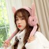 1 Pcs Creative Cute Moving Rabbit Ears Earmuffs Student Couple Personality Cold Winter Plush Earmuffs