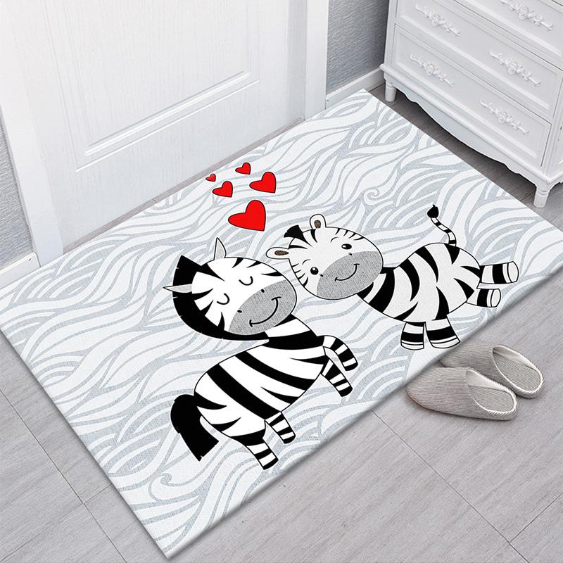 Ковер Современный и минималистский коврик для двери в гостиную и ванную комнату, коврик для входа