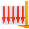PVC Adhesive Direction Indicator Label 6 Inch Self-adhesive Paper PVC  Office