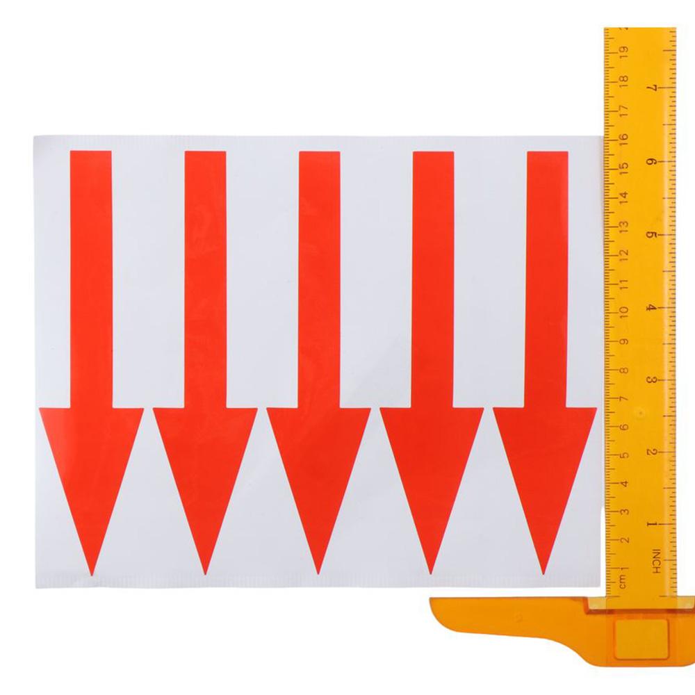 PVC Adhesive Direction Indicator Label 6 Inch Self-adhesive Paper PVC  Office