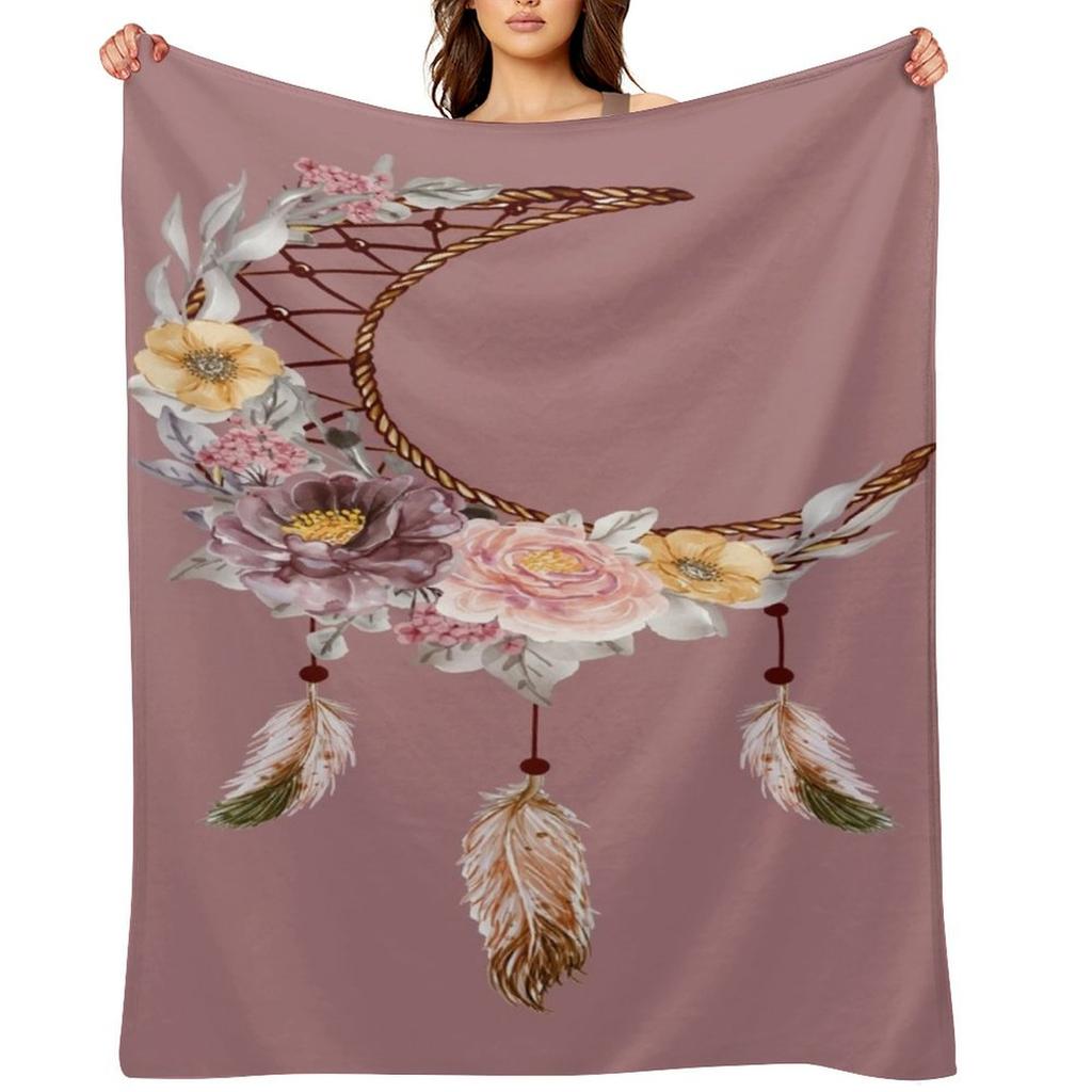 Ловец снов Луна Плед Волосатые Самые Мягкие Пушистые Меховые Пледы