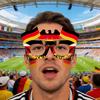 2026 Football Game Glasses Novelty Soccer Themed Party Eyeglasses National Flag Eyewear for Sports Party Favors Photo Props