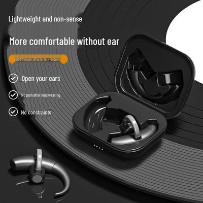 Новые беспроводные TWS-наушники с костной проводимостью Bluetooth с долгим временем работы и зарядным кейсом