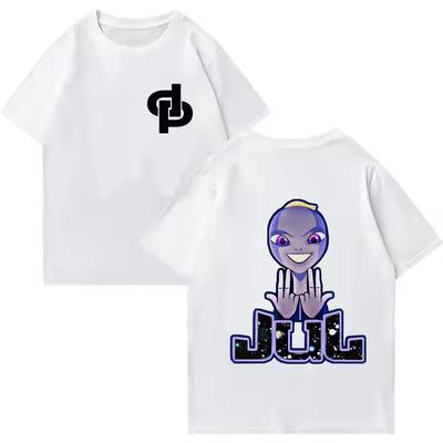 Новый летний майка Jul DP Модный с принтом Мужская Женская Футболка Уличный Хип-хоп Оверсайз С круглым вырезом Топы HD Печатная Графика Короткий рукав
