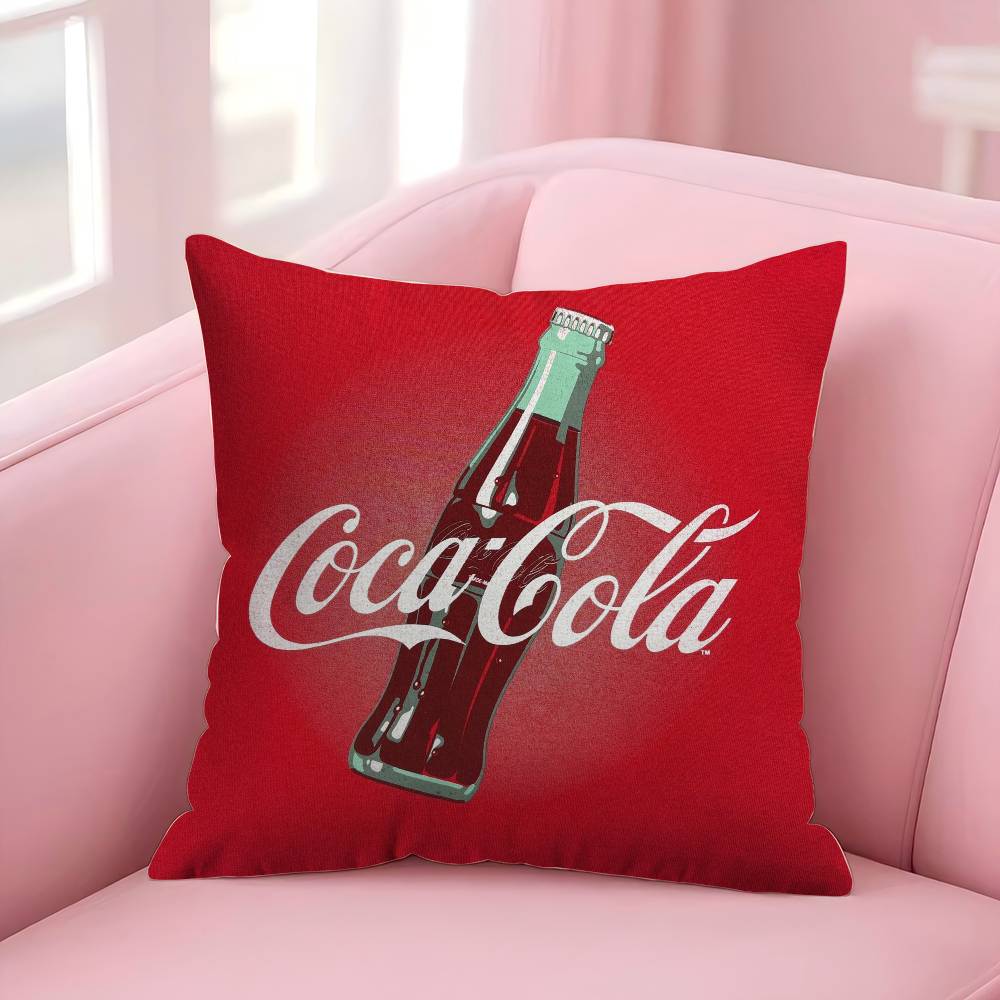 Газированная вода C-Coca-C-Cola Персонализированная наволочка Детская спальня Декор для дикой вечеринки Наволочка Подарок на день рождения ребенка