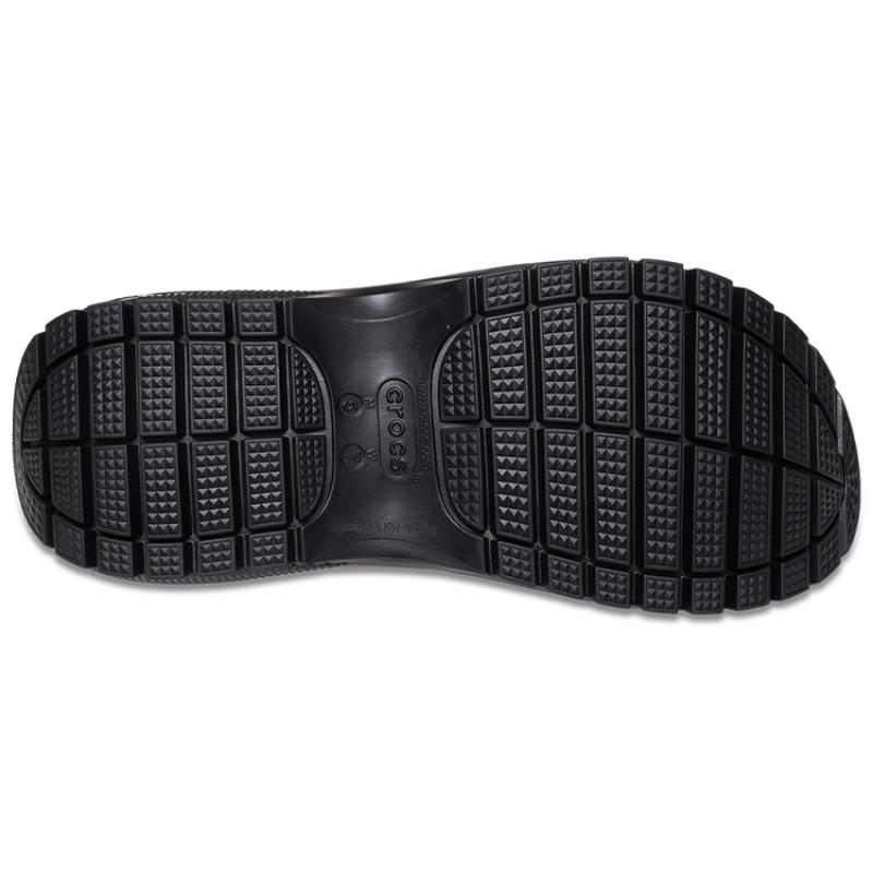 Crocs Сандалии на толстой подошве с одной лямкой Mega Crush Sandal 'Black' Унисекс