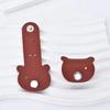 Durable Leather Cable Ties Elastic Tie Soft Cable Organizer Cute Reusable Cord Clip Data Cable Storage