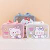 Cute Cartoon PVC Cosmetic Bag Ins Wash Pouch Handbag Storage Bags  Travel