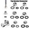 Tap Aerator Connector With Washer Outside Thread Water Saving Adaptor Kitchen Faucet Aerator Adapter Water Purifier Accessories