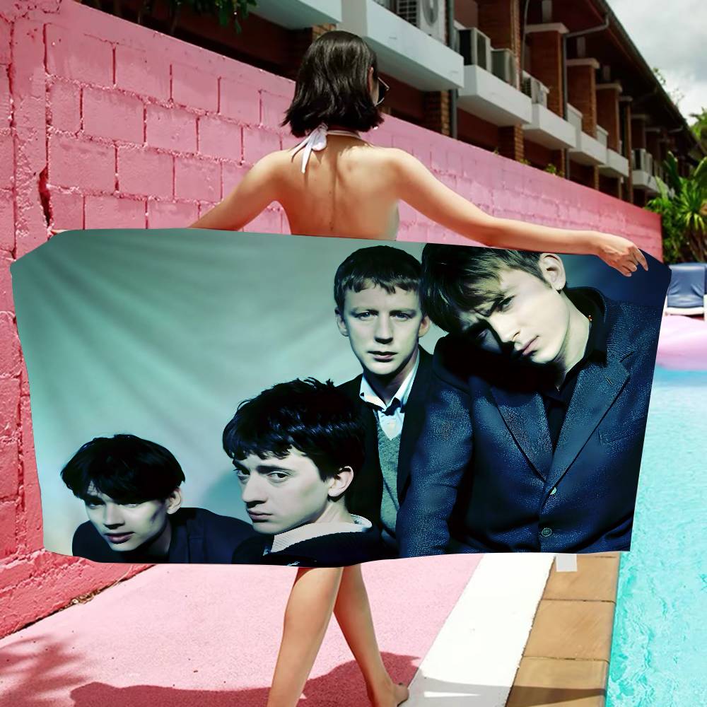 Pop Band Blur Microfiber Blanket Quick Drying Beach Towels Oversized Printing Super Absorbent Pool Towel Blanket
