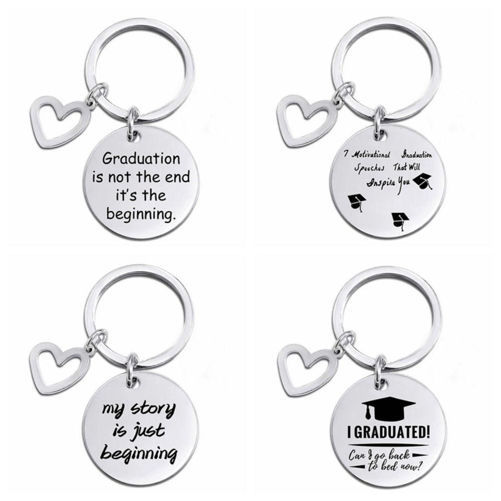 Брелок для выпускного из нержавеющей стали 2025 года, подвеска для выпускного сезона, подарки на церемонию