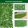 3 x 1m Artificial Leaf Wall - Green