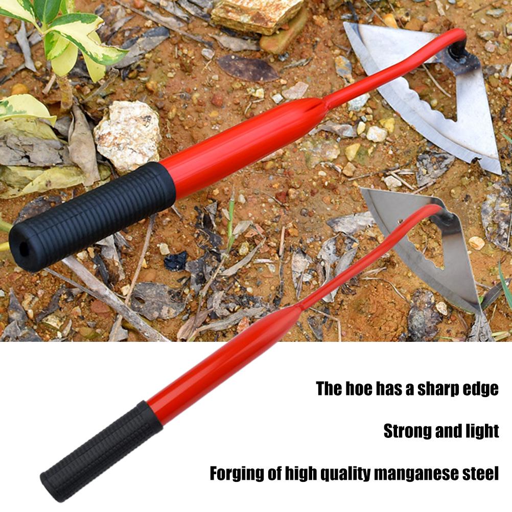 Ручная стальная мотыга для посадки сада, переносная стальная прополка и рыхление почвы, садовый инструмент