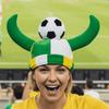 One Size Fits Most Soccer Fan Horn Hat Carnival Party Headwear  Theme Party Props