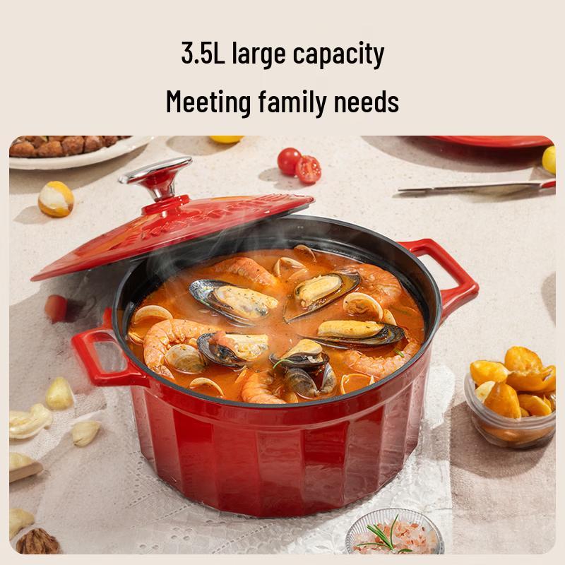 KOBACH 3.5L Enamel Stew Pot