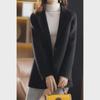 2023 Korean Slim Woolen Coat for Petite Women - Short, Trendy Autumn & Winter Fashion