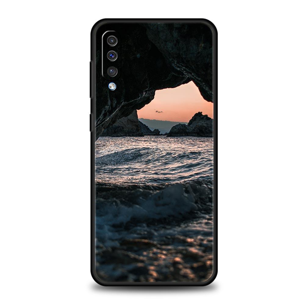 Красивый чехол с пейзажем для Samsung A56 A36 A26 A54 A52 A24 A14 A50 A72 A70 A06 A12 A22 A34 A42 A32 A04s A16 5G