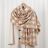 Qiandongge 70 Autumn and Winter Skin-friendly and Warm Imitation Cashmere Printed Scarf Classic Versatile Shawl