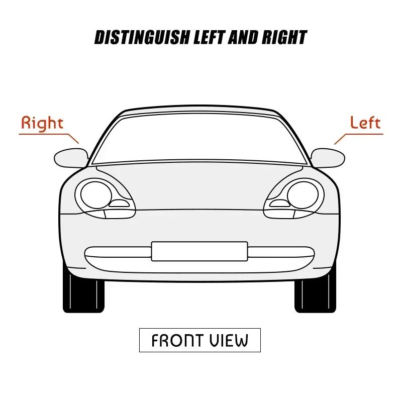 Heated Auto Side Mirror Glass for Dodge Ram 1500 2500 2010-2019 Left Right Replacement
