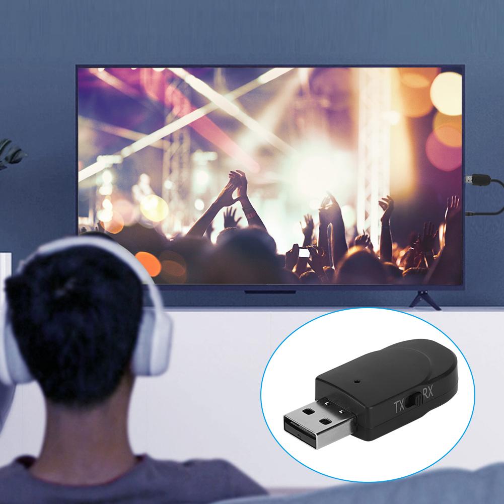 Bluetooth Аудио Приемник Передатчик 2 в 1 USB Стерео Музыкальный Беспроводной Адаптер для Автомобиля Телевизора Компьютера