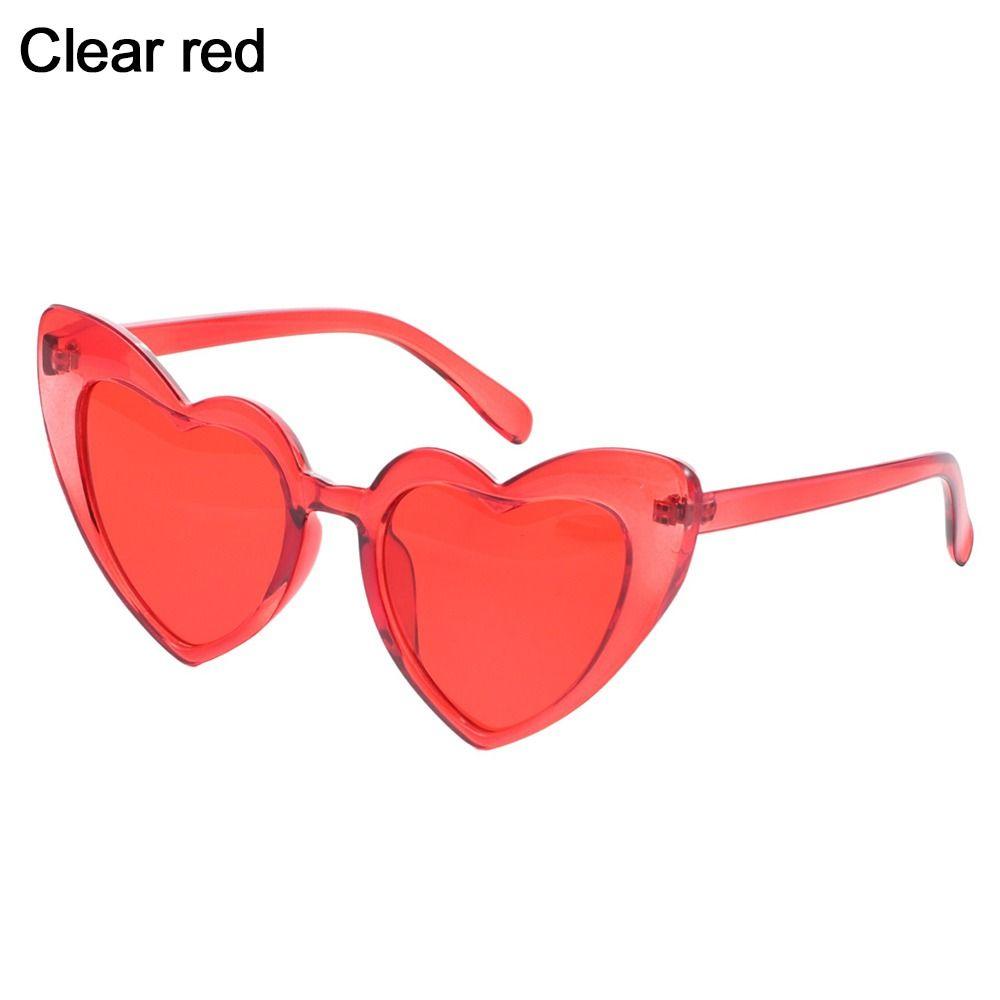 Accessories Women Clout Goggle Heart-Shaped Sunglasses Vintage Sunglasses UV400 Protection Eyewear