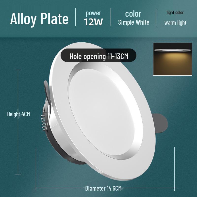 Recessed Ceiling Downlight for Living Room, 5-Inch Cutout, Bullseye Design