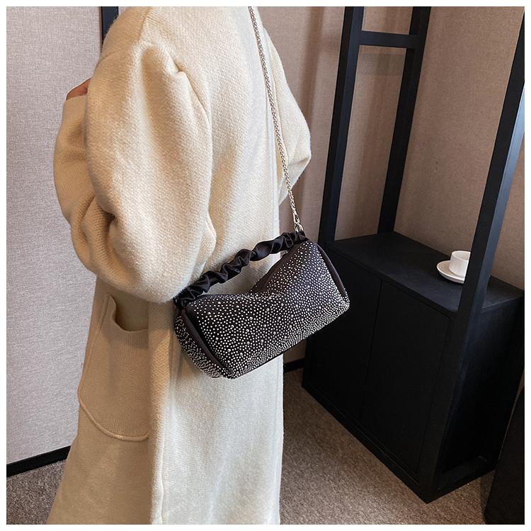 Luxus Designer Diamantenhandtasche Sommer Neu Weiche Strasssteine Große Kapazität Ketten Umhängetaschen Damen Schicke Schultertaschen