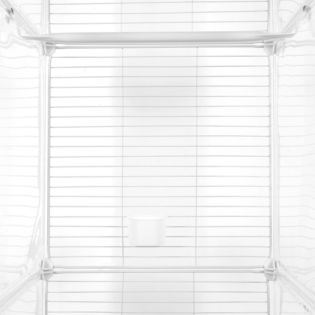 Передвижная стойка для клетки с колесами и поддоном, качели, лестница, металлическая клетка для попугаев, корелл, конуров, волнистых попугайчиков, канареек, зябликов