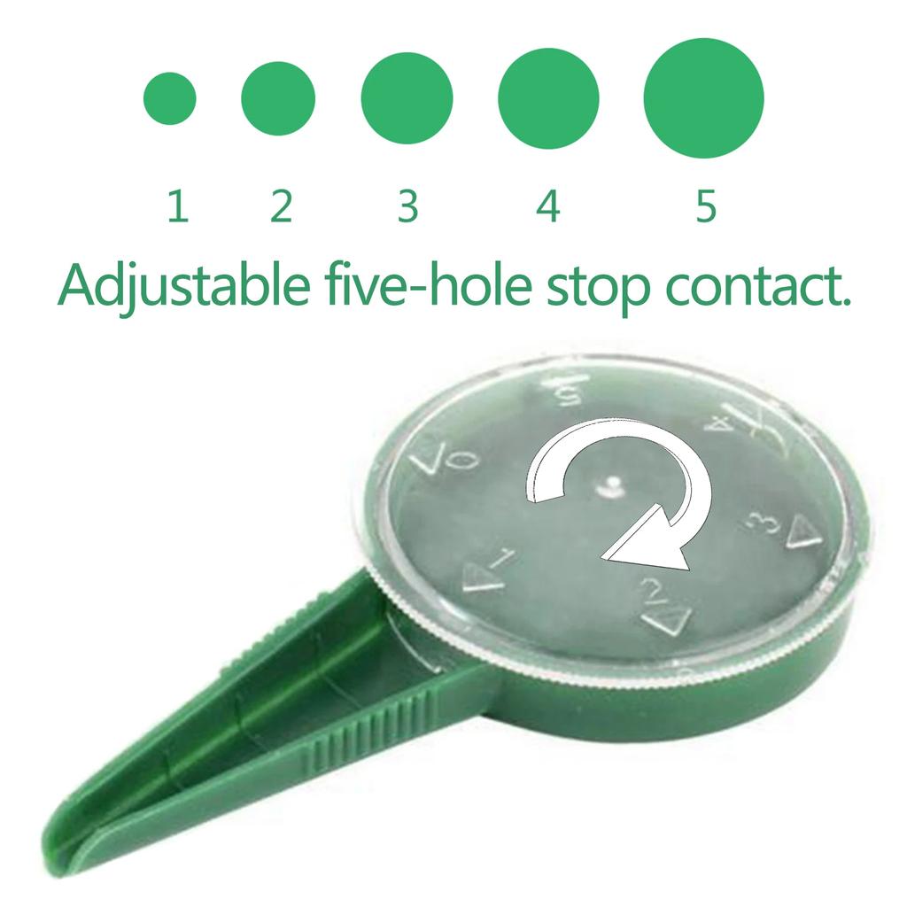 1-10PCS Plant Seed Sower 5 File Adjustable Planter Multifunctional Handheld Gardening Planter Sower Garden Planting Sowing Tool